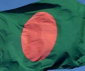 yapboz Bangladeş bayrağı